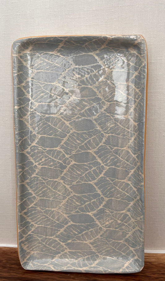 Small Stacking Rectangle Tray - Foliage