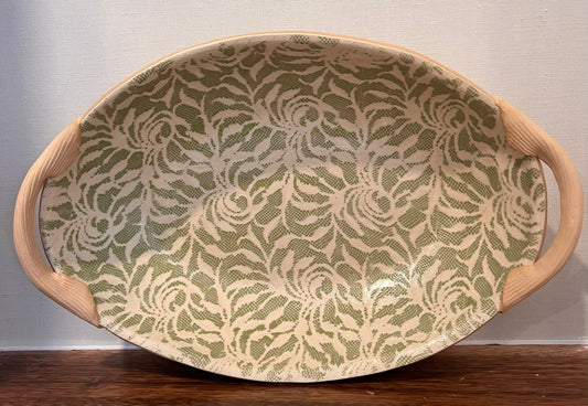Nested Oval Bowl w/ Handles