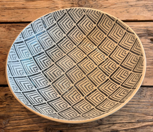 12" Medium Serving Bowl - Deco