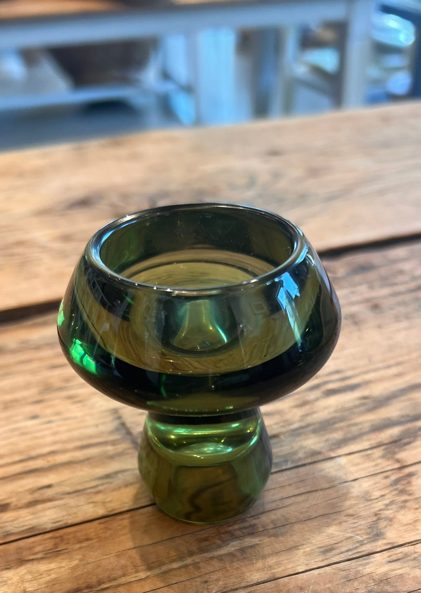 PD-17G - Green Mushroom Flip Candle / Tealight Holder