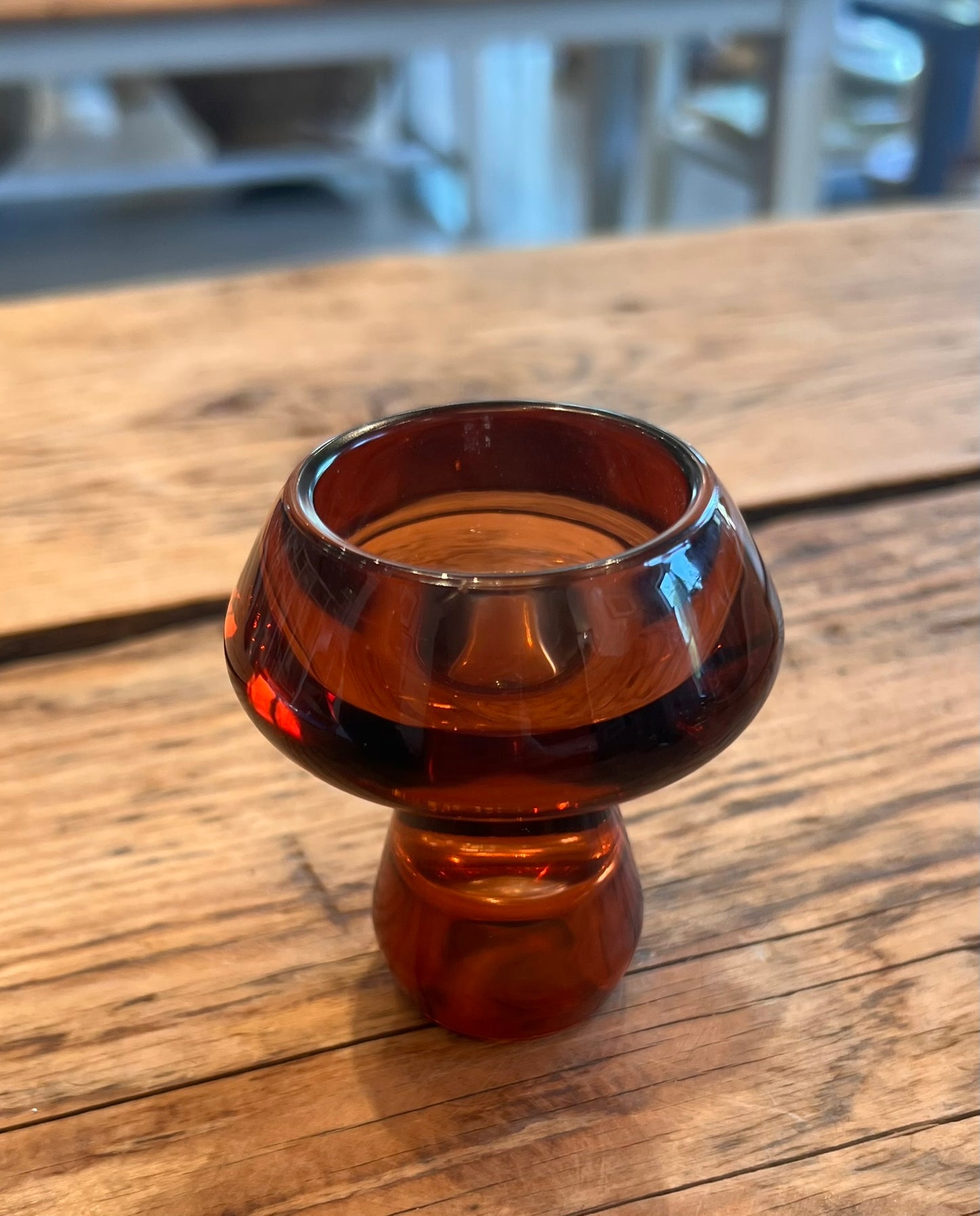PD-17R - Red Mushroom Flip Candle / Tealight Holder