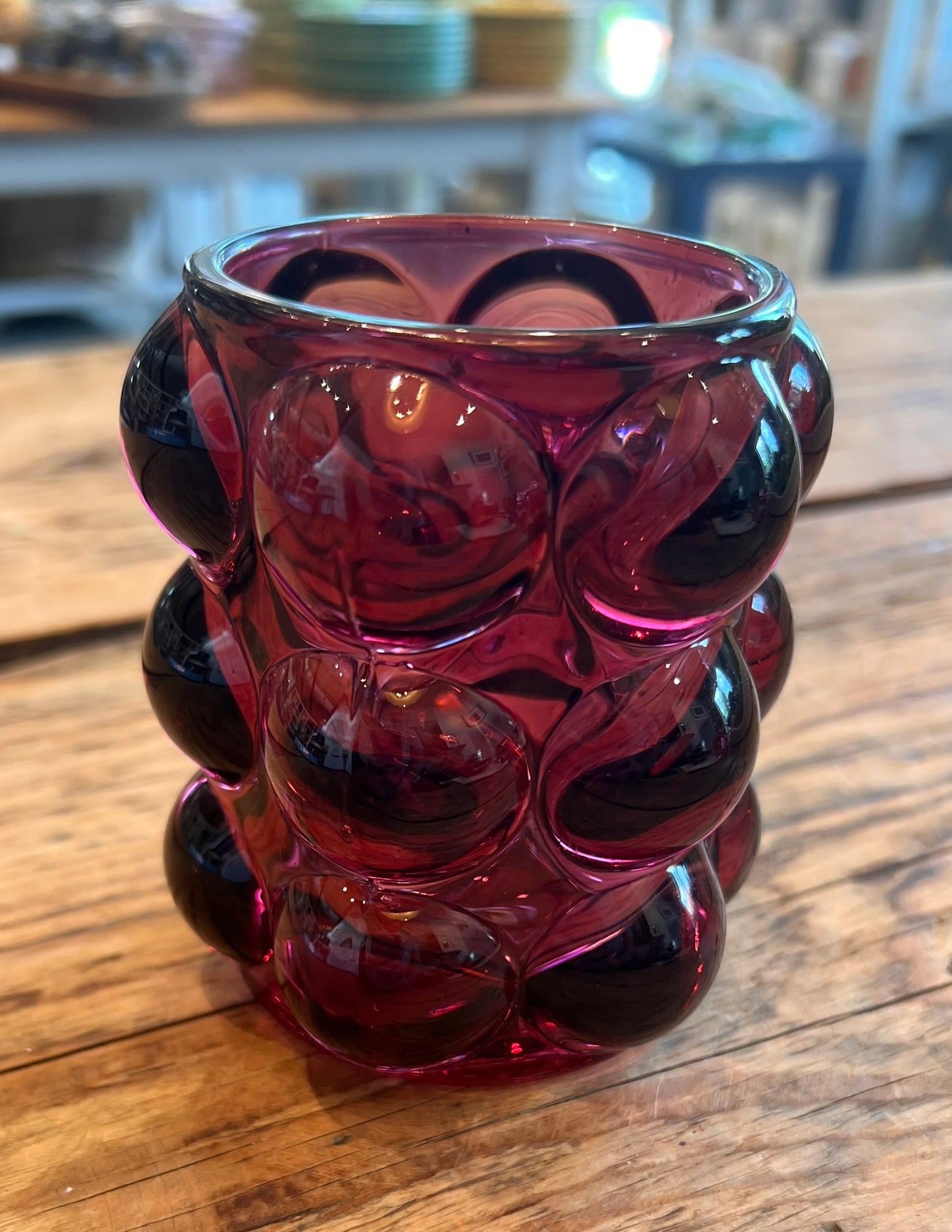 PD-15P - Purple Bubble Tealight Holder
