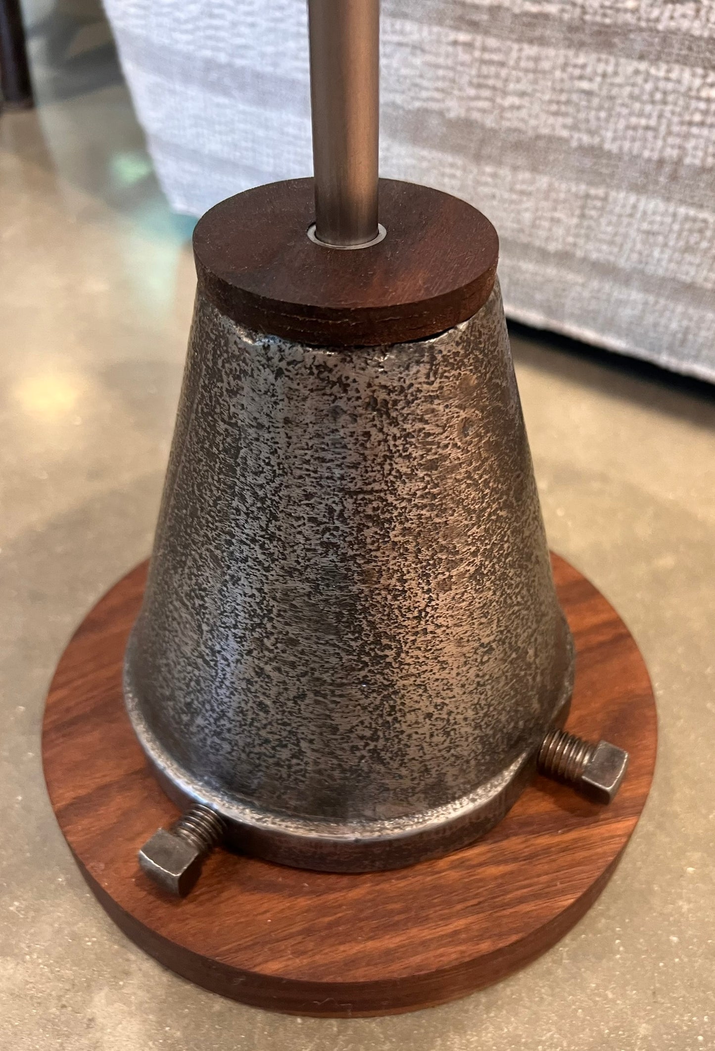 Bob Grosse - Steel + Walnut Cocktail Table