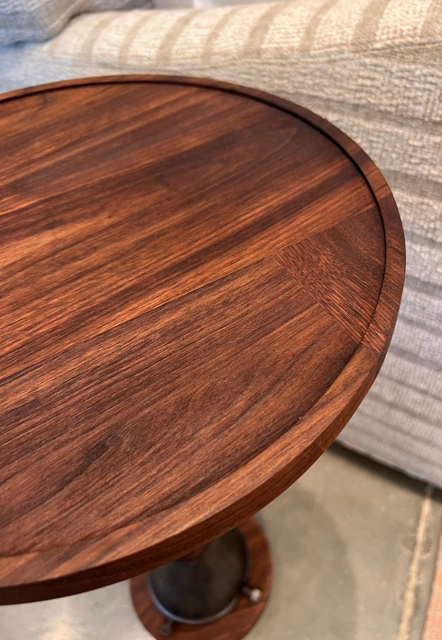 Bob Grosse - Steel + Walnut Cocktail Table