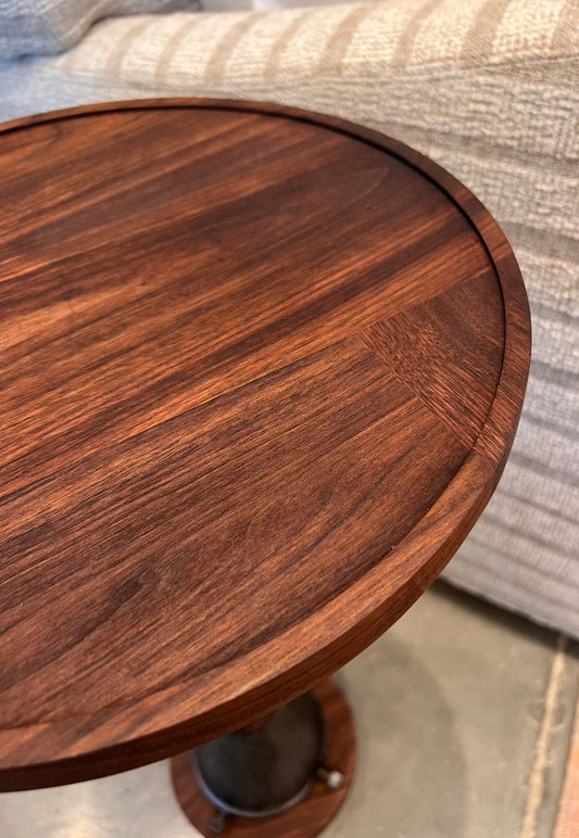 Bob Grosse - Steel + Walnut Cocktail Table