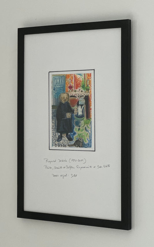 Artwork - Raymond Debieve - Abstract Man with Tea