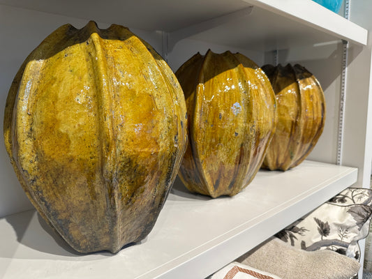 Amber Tulip Flower Tamegroute Vases