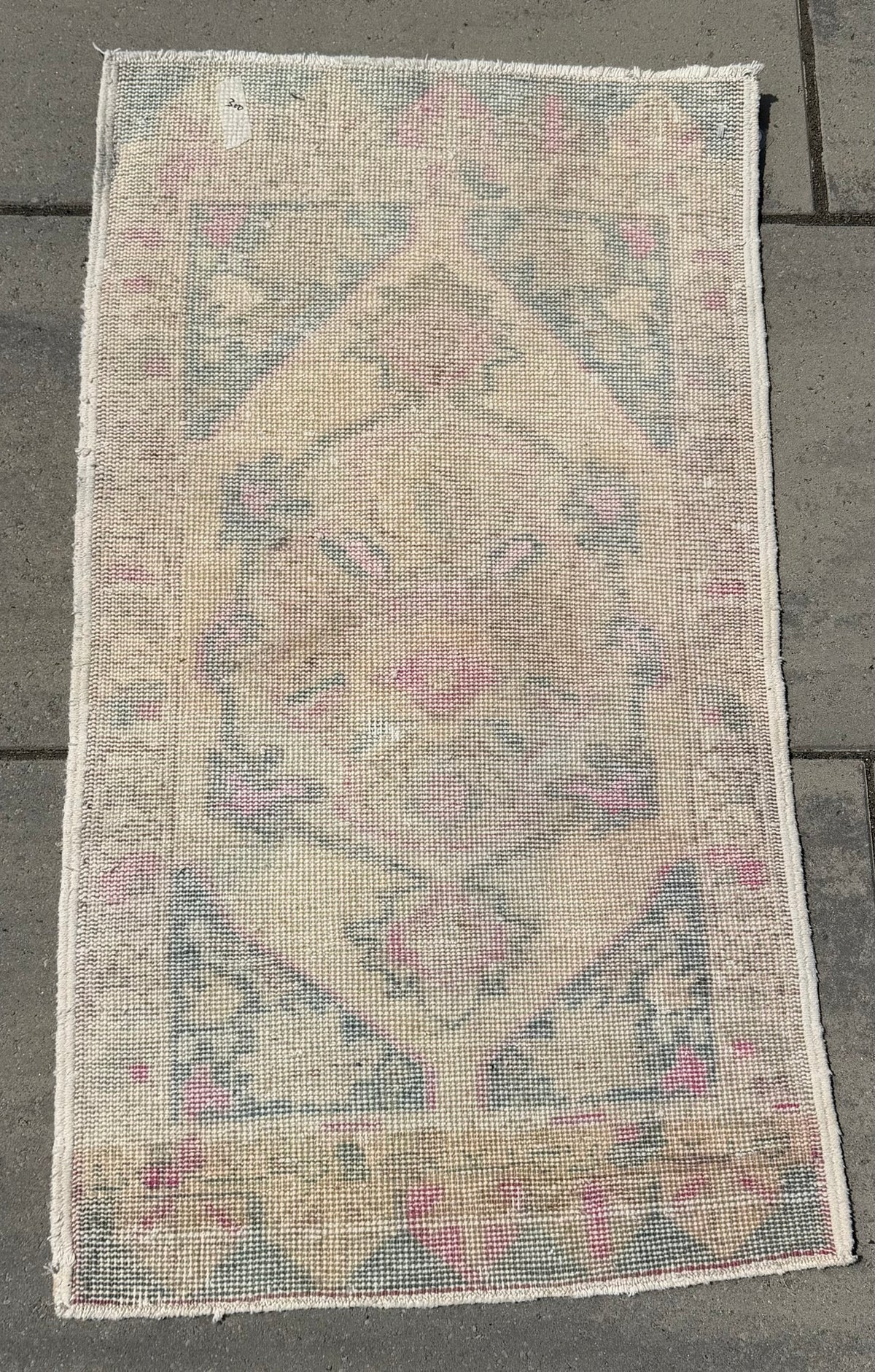 Vintage Turkish Yastik Rug J79178