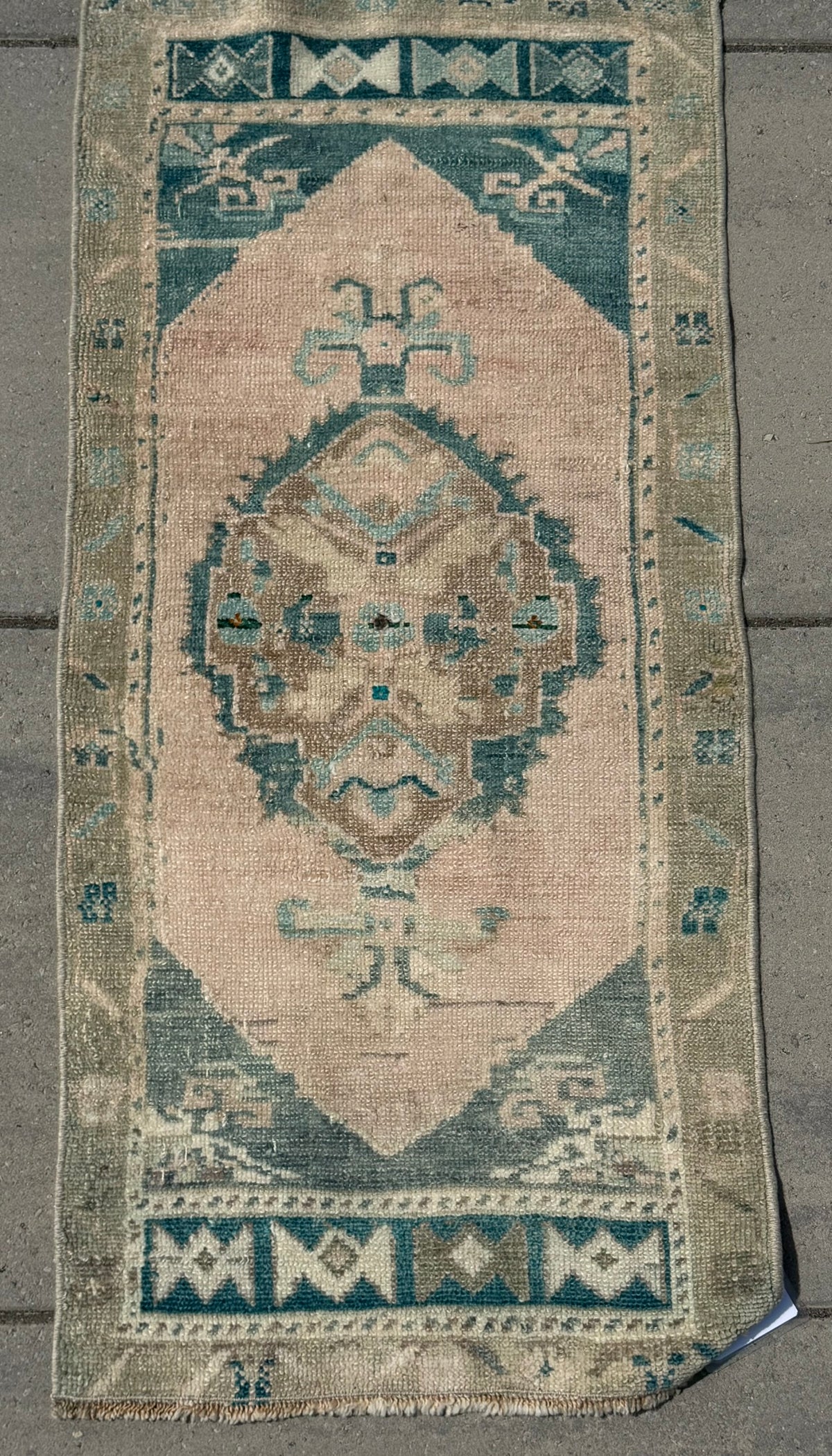 Vintage Turkish Yastik Rug J87261
