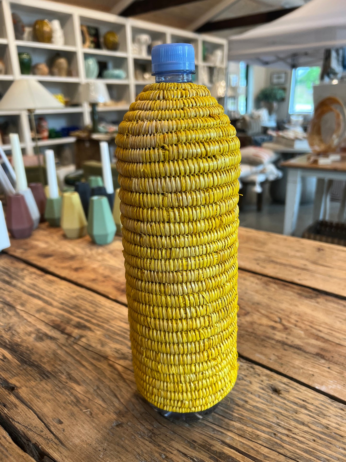 Rattan Water Bottle Holder