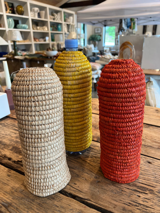 Rattan Water Bottle Holder