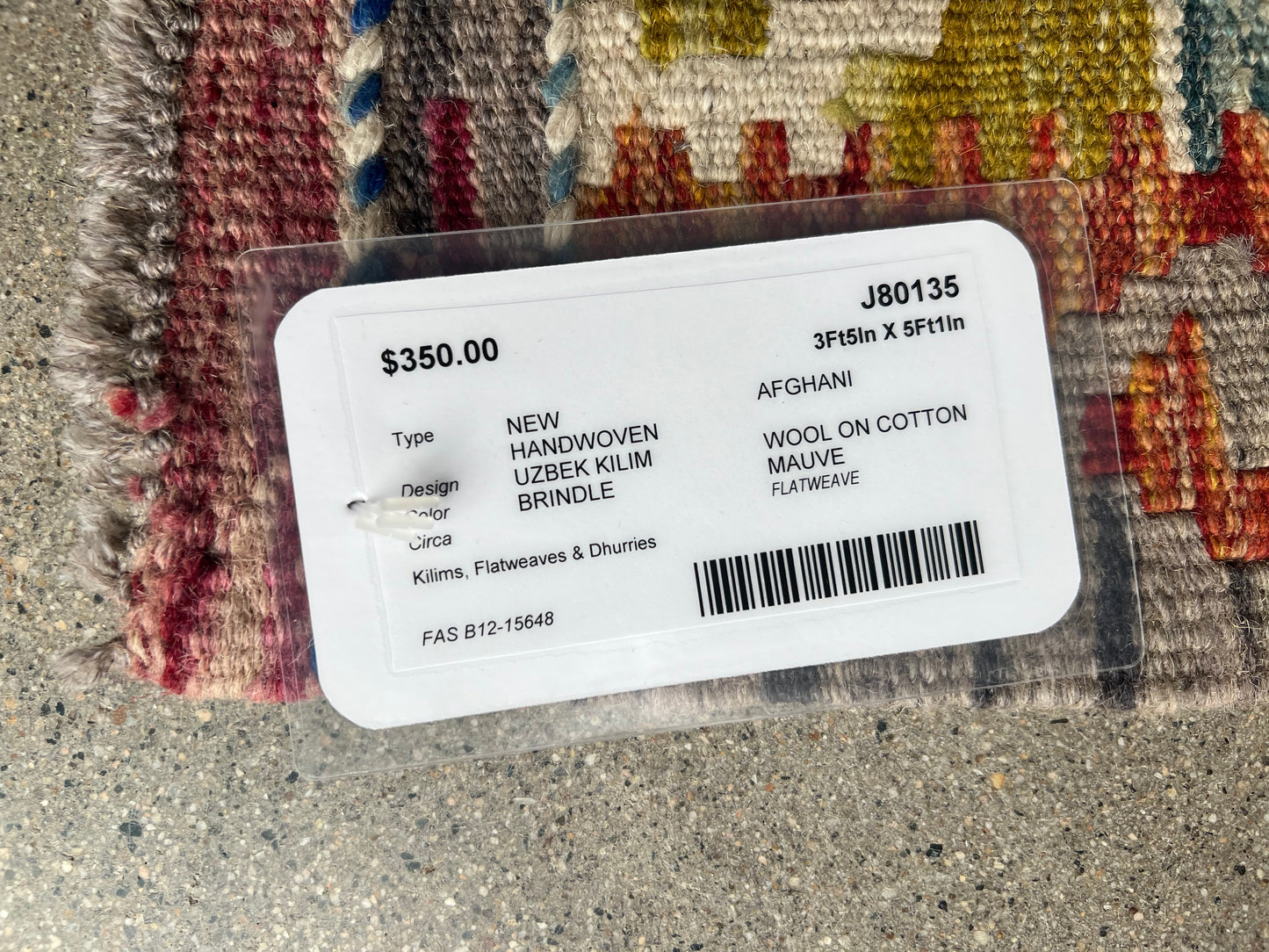 New Uzbek Kilim Rug J80135