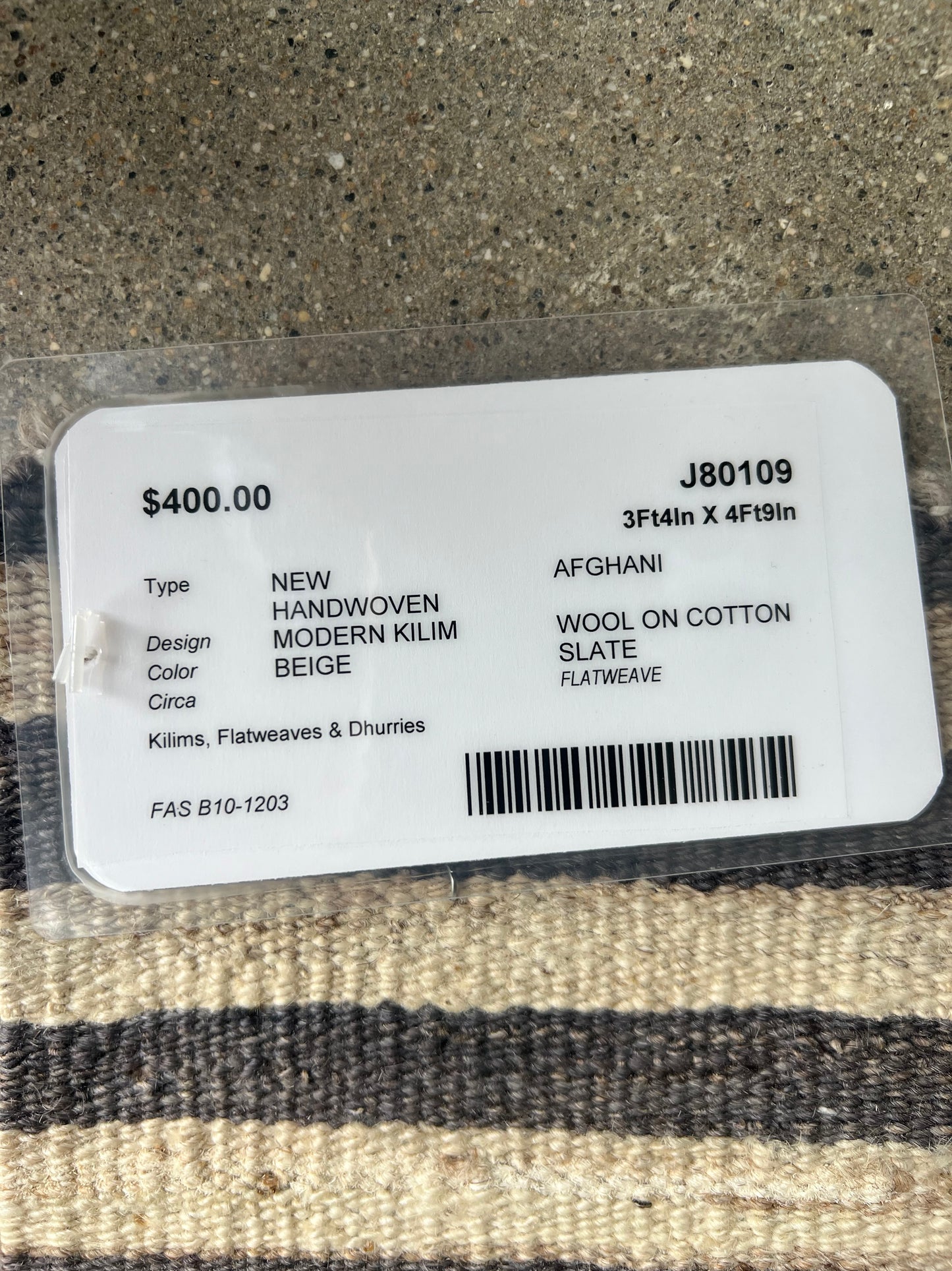 New Uzbek Kilim Rug J80109