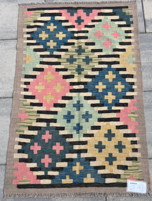 New Uzbek Kilim Rug J80137