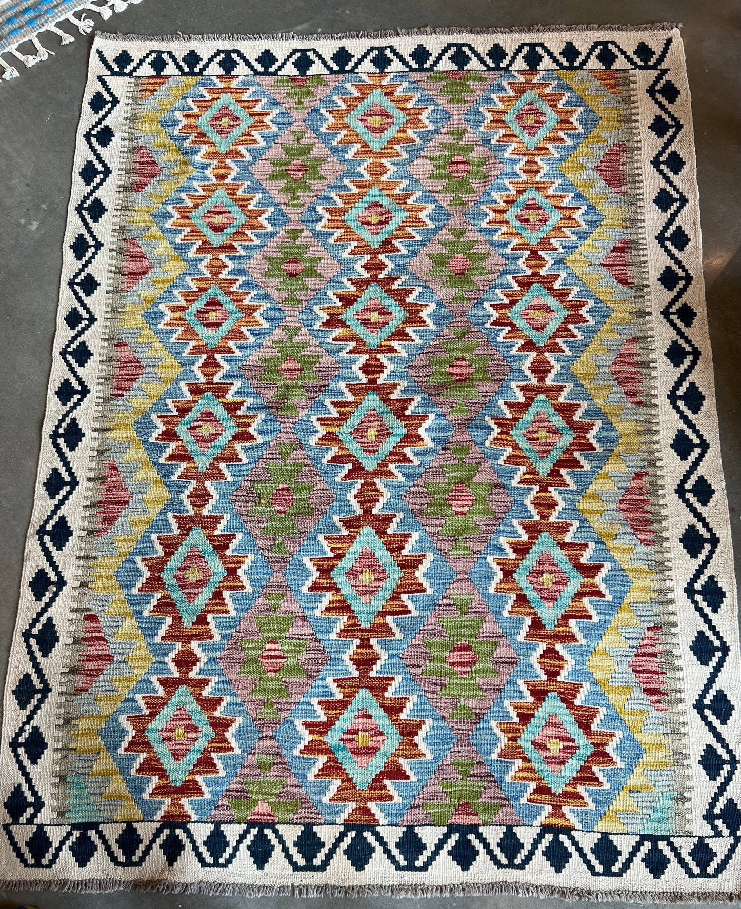 New Uzbek Kilim Rug J80119