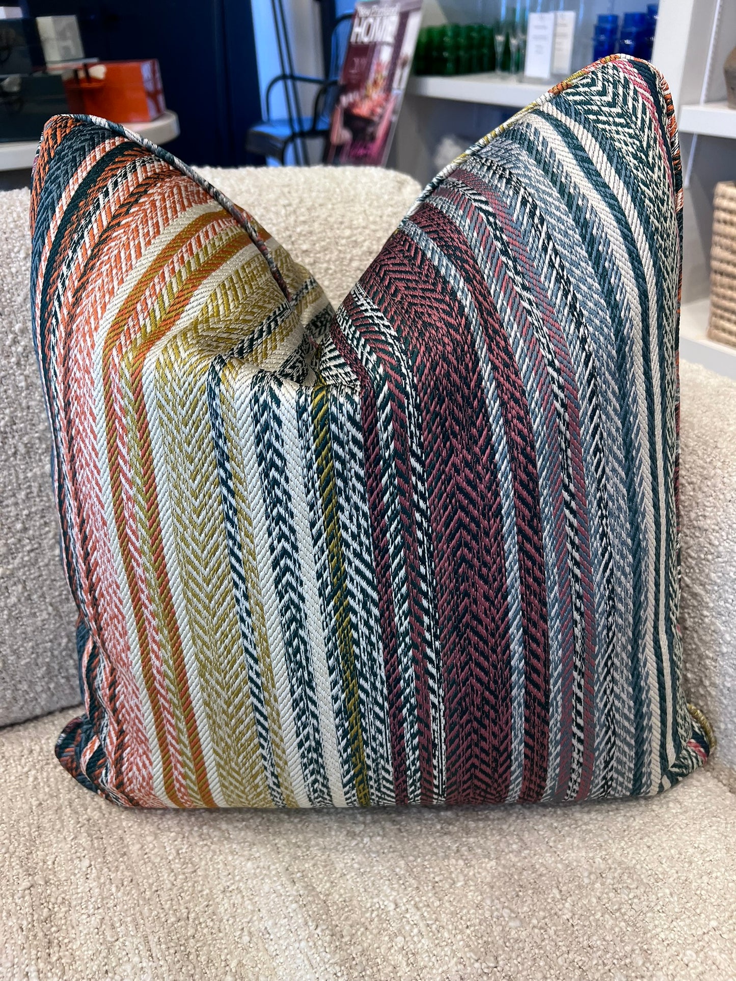 Throw Pillow: Custom Pollack Exotica 21" x 21"