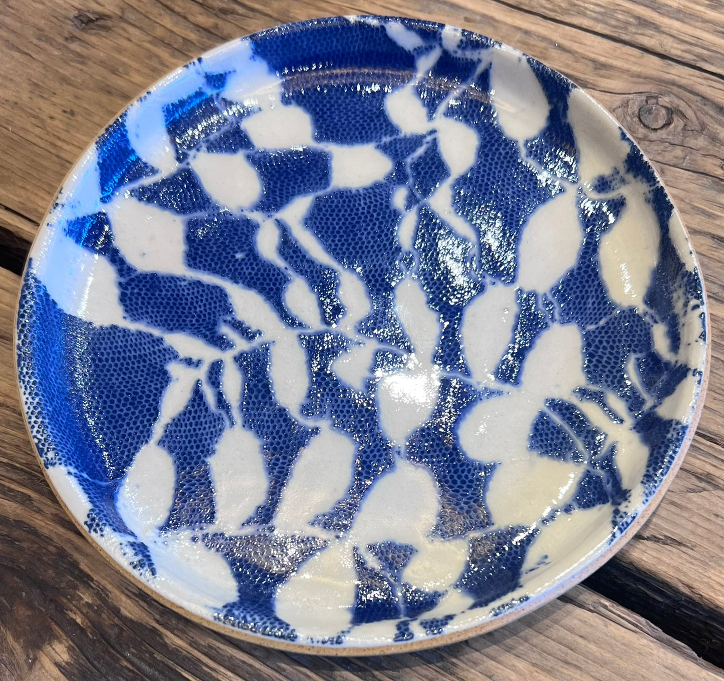 Canape Plate Cobalt