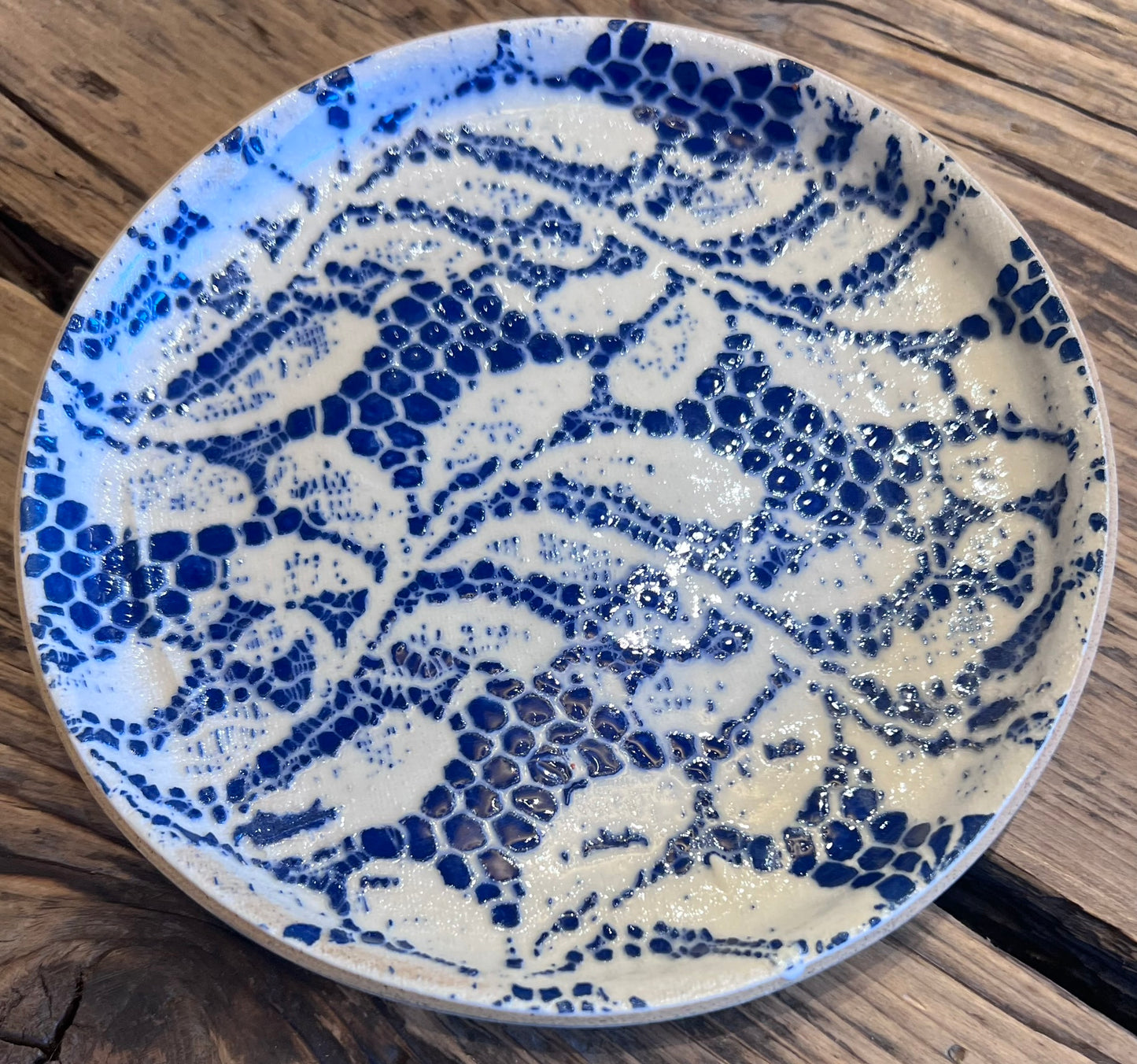 Canape Plate Cobalt
