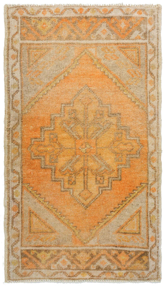 Vintage Turkish Yastik Rug J70927