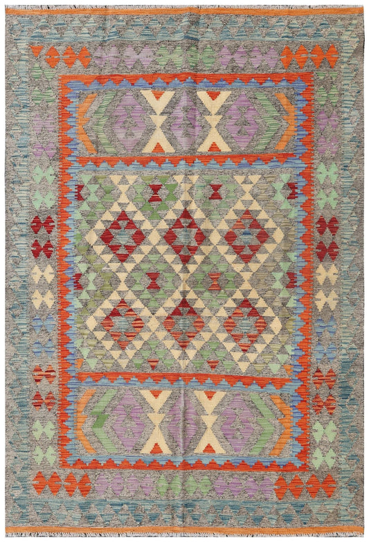 New Uzbek Kilim Rug J72876