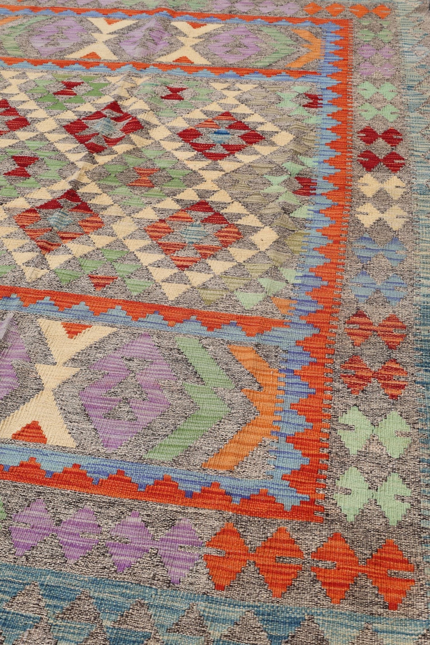 New Uzbek Kilim Rug J72876