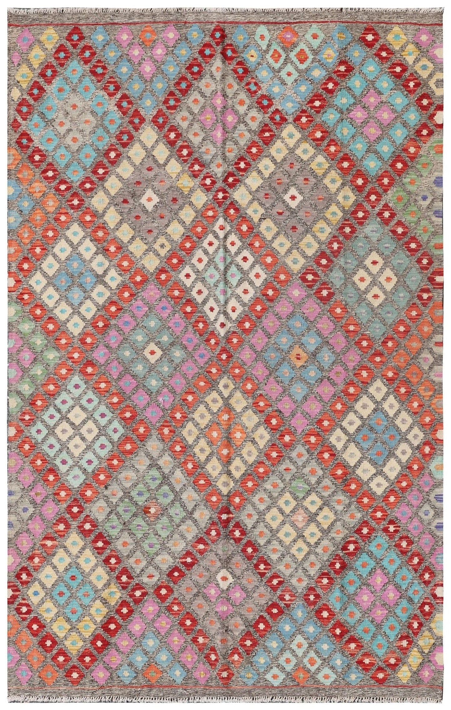 New Uzbek Kilim Rug J72883