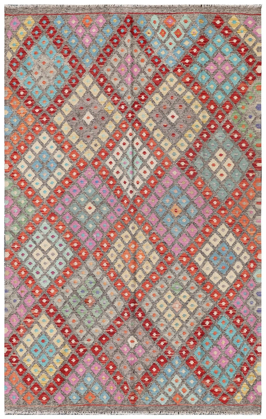 New Uzbek Kilim Rug J72883