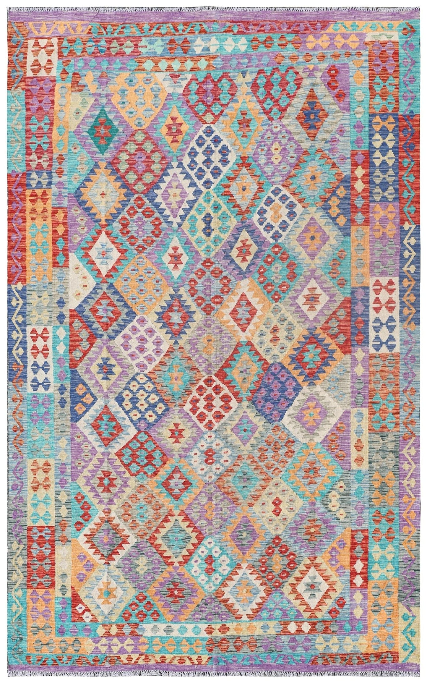 New Uzbek Kilim Rug J72887