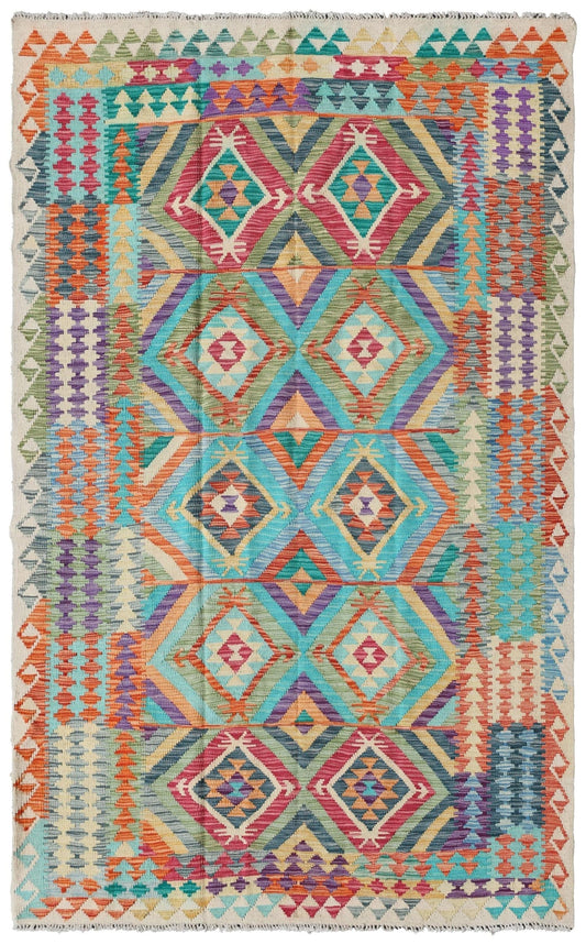 New Uzbek Kilim Rug J72911