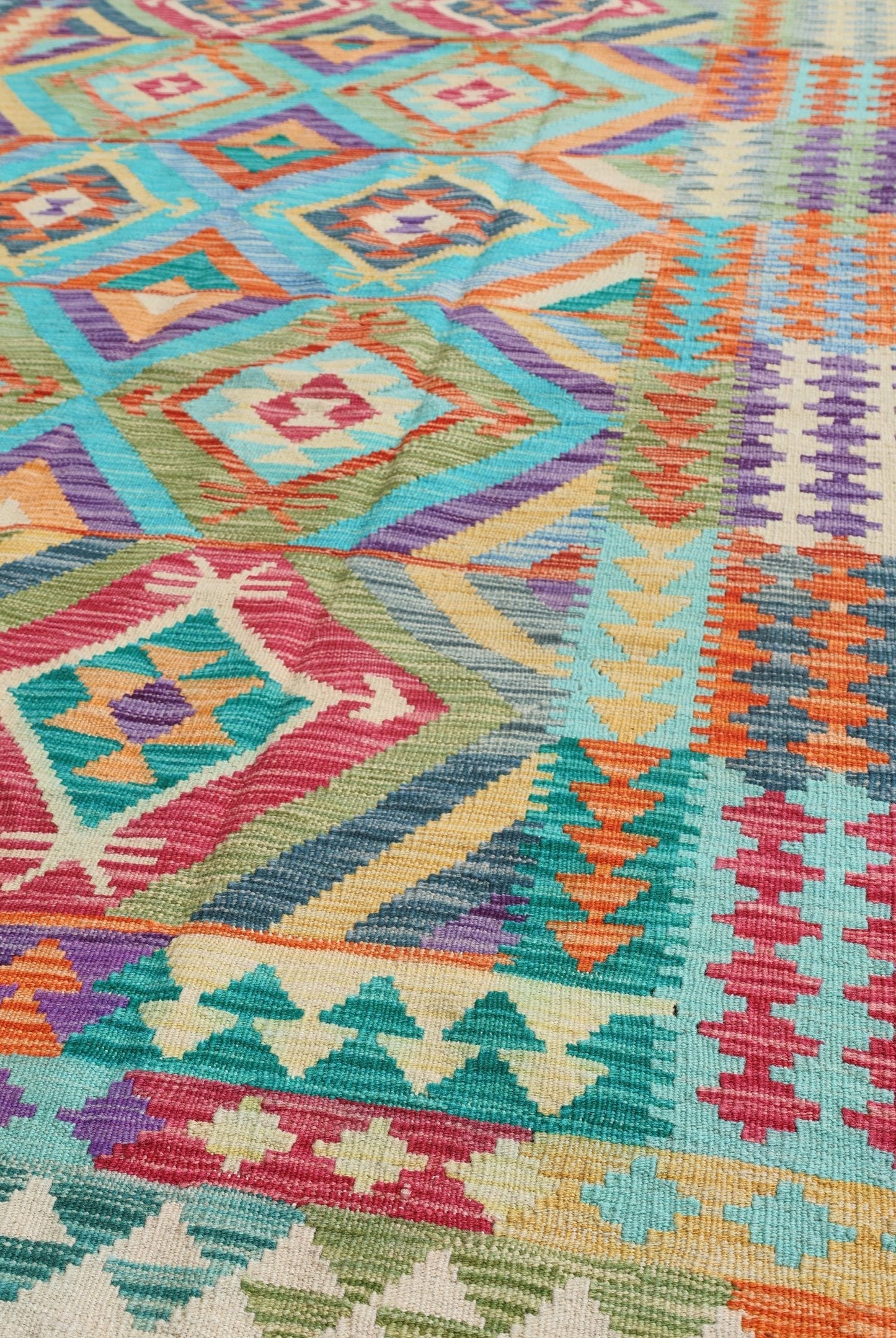 New Uzbek Kilim Rug J72911