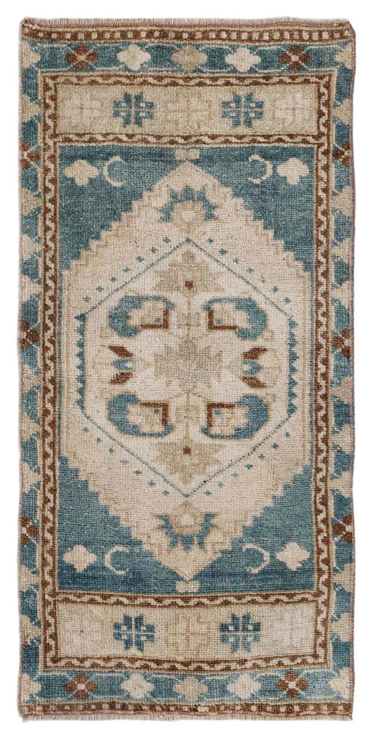 Vintage Turkish Yastik Rug J77882