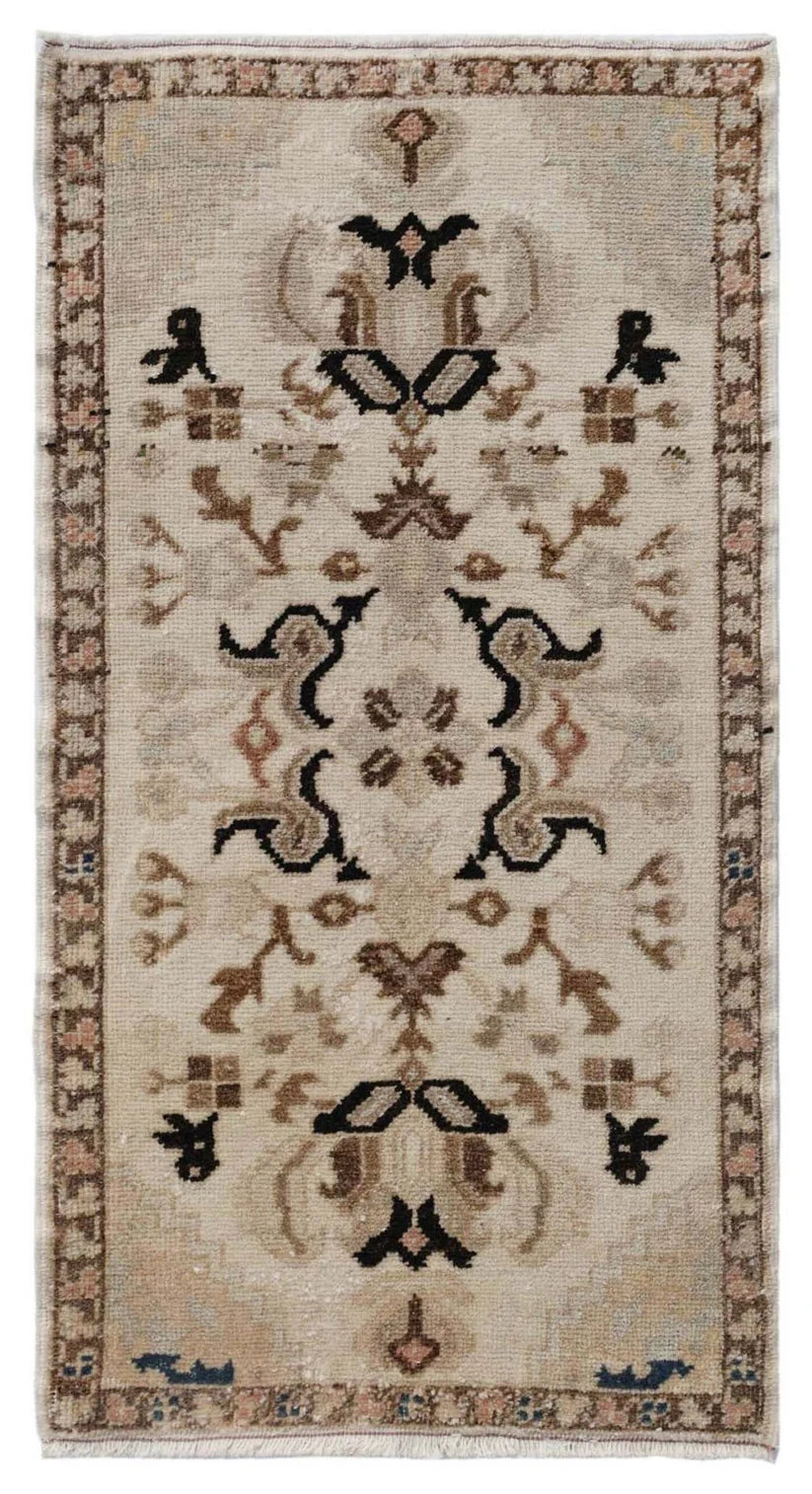 Vintage Turkish Yastik Rug J77895