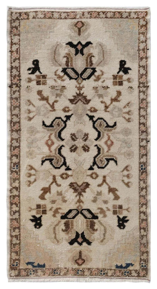 Vintage Turkish Yastik Rug J77895