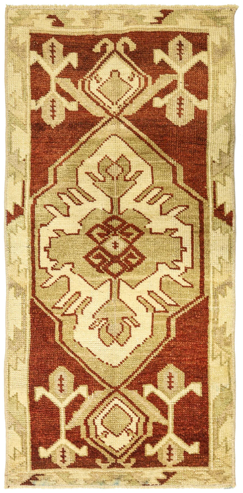 Vintage Turkish Yastik Rug J79009