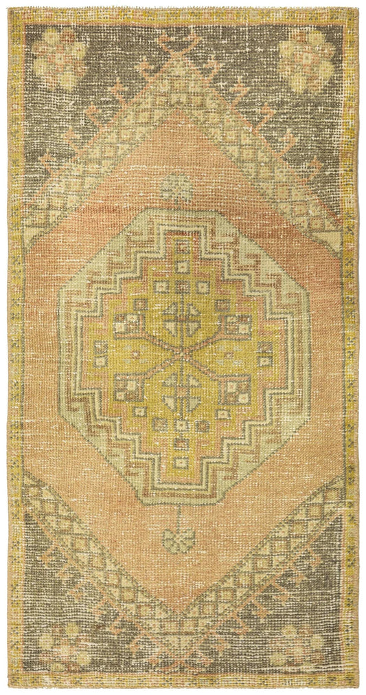 Vintage Turkish Yastik Rug J79045
