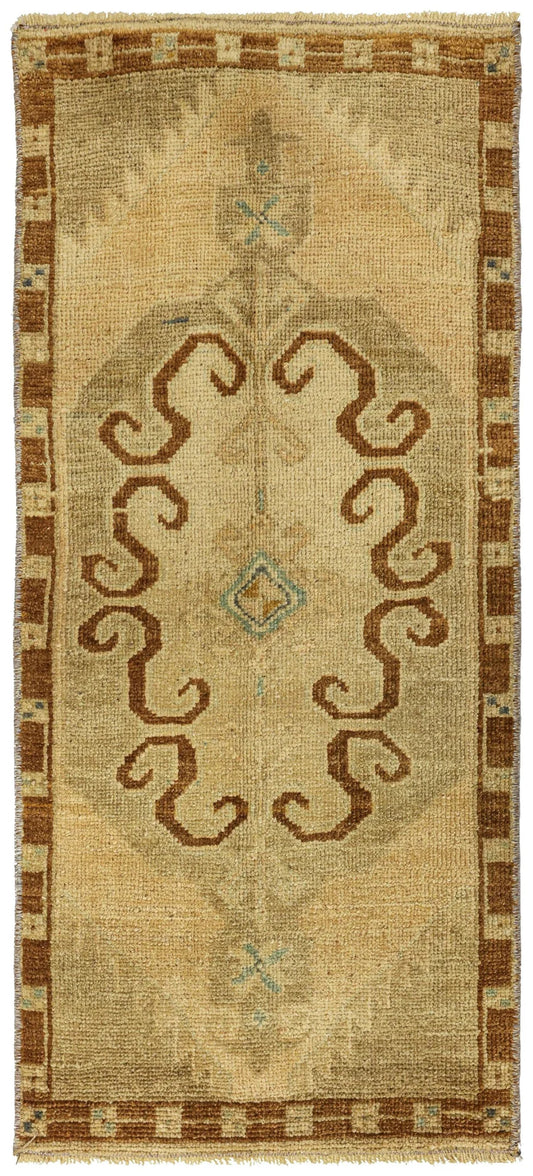 Vintage Turkish Yastik Rug J79100