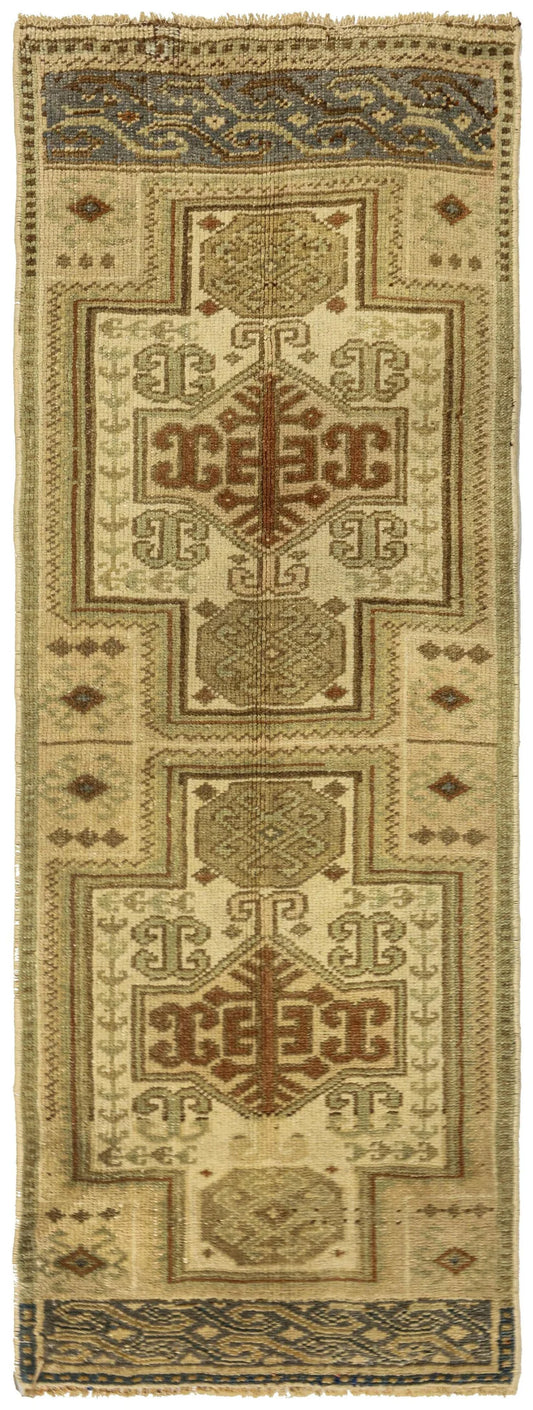 Vintage Turkish Yastik Rug J79122