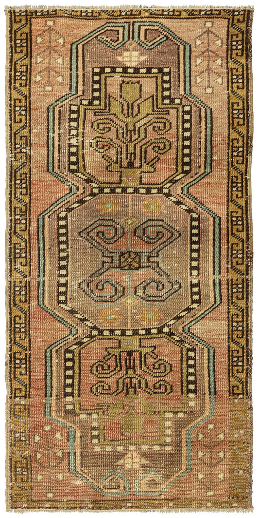 Vintage Turkish Yastik Rug J79177