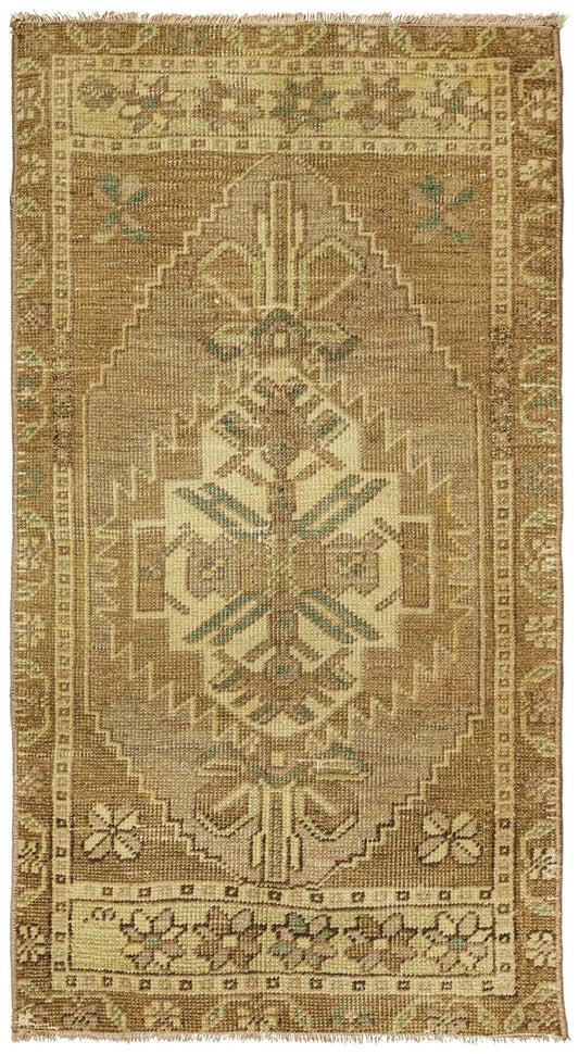 Vintage Turkish Yastik Rug J79198
