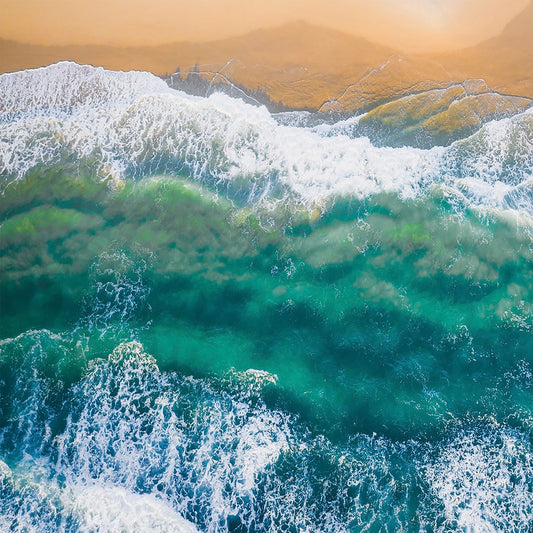 Making Waves Aerial Acrylic Candy Dish 6x6