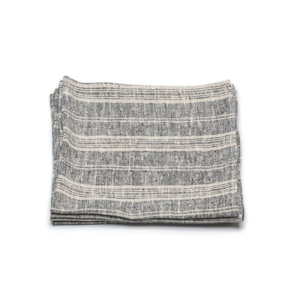Striped Linen Tea Towel - set of 2