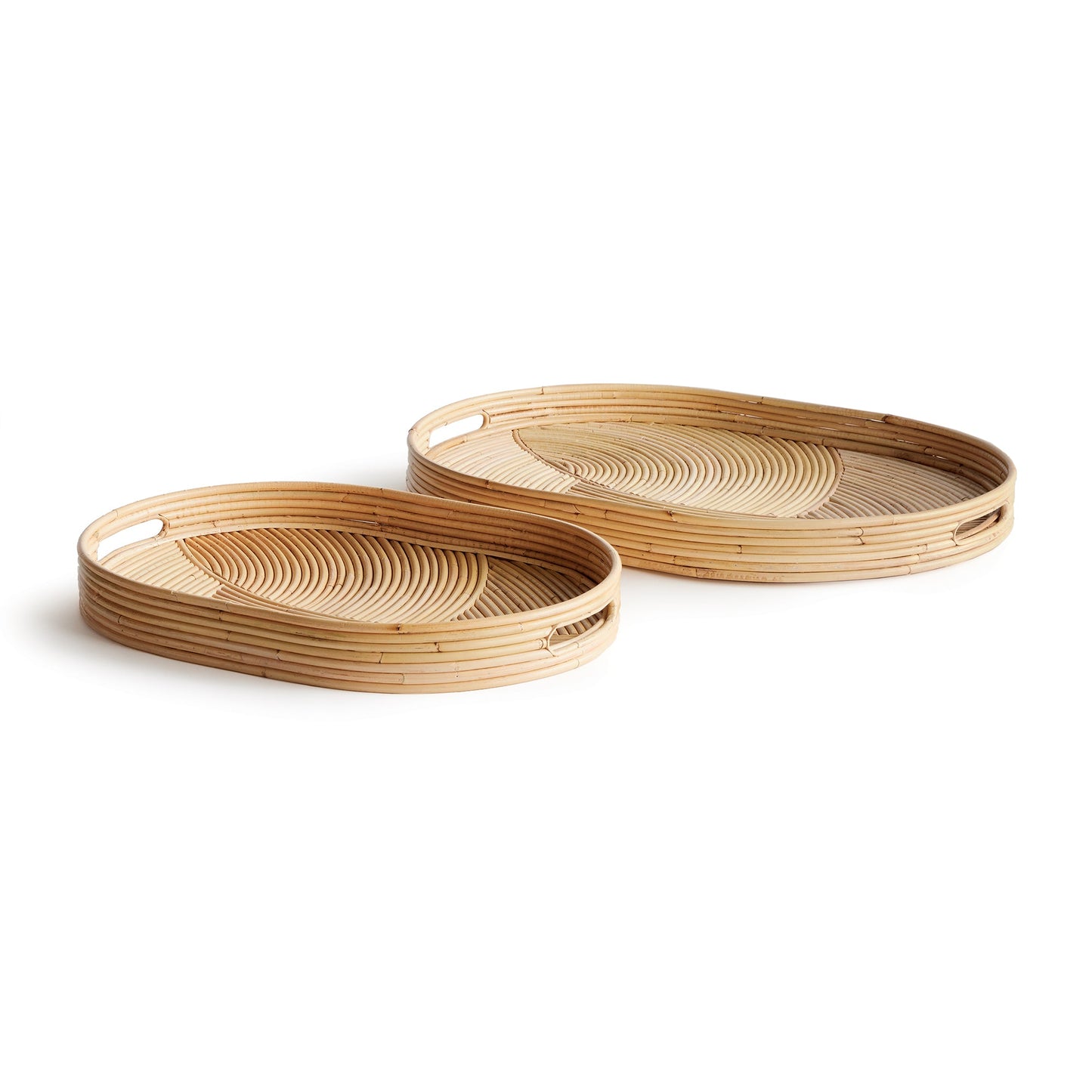 Jelani Cane Oval Trays