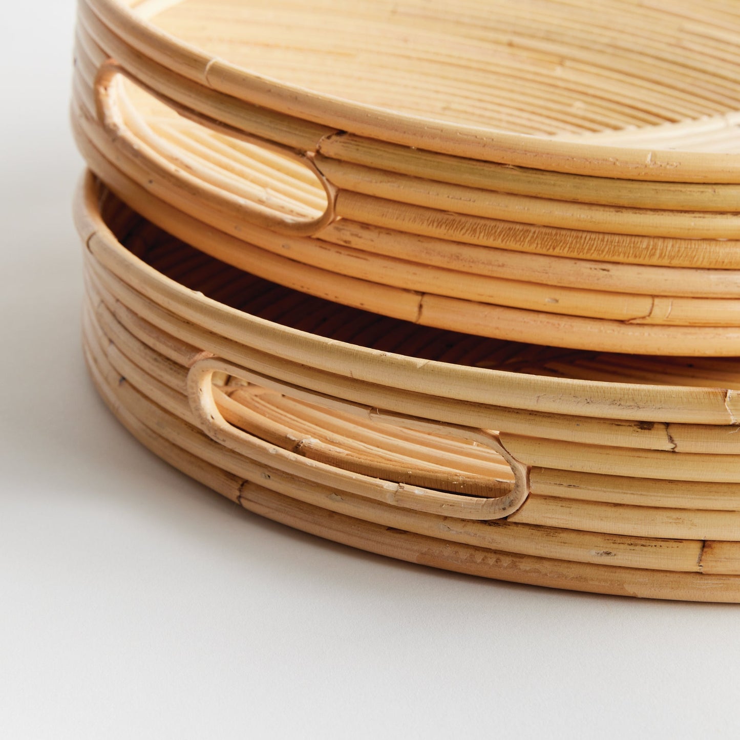 Jelani Cane Oval Trays