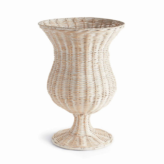 Chesapeake Rattan Footed Urn - Narrow