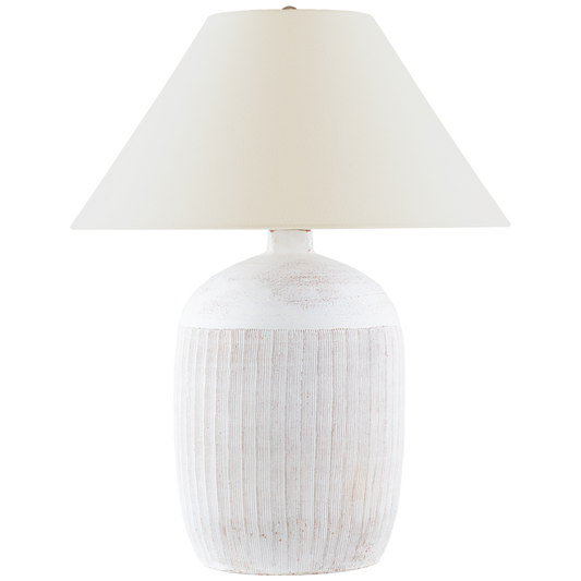 Portis 32" Combed Round Table Lamp