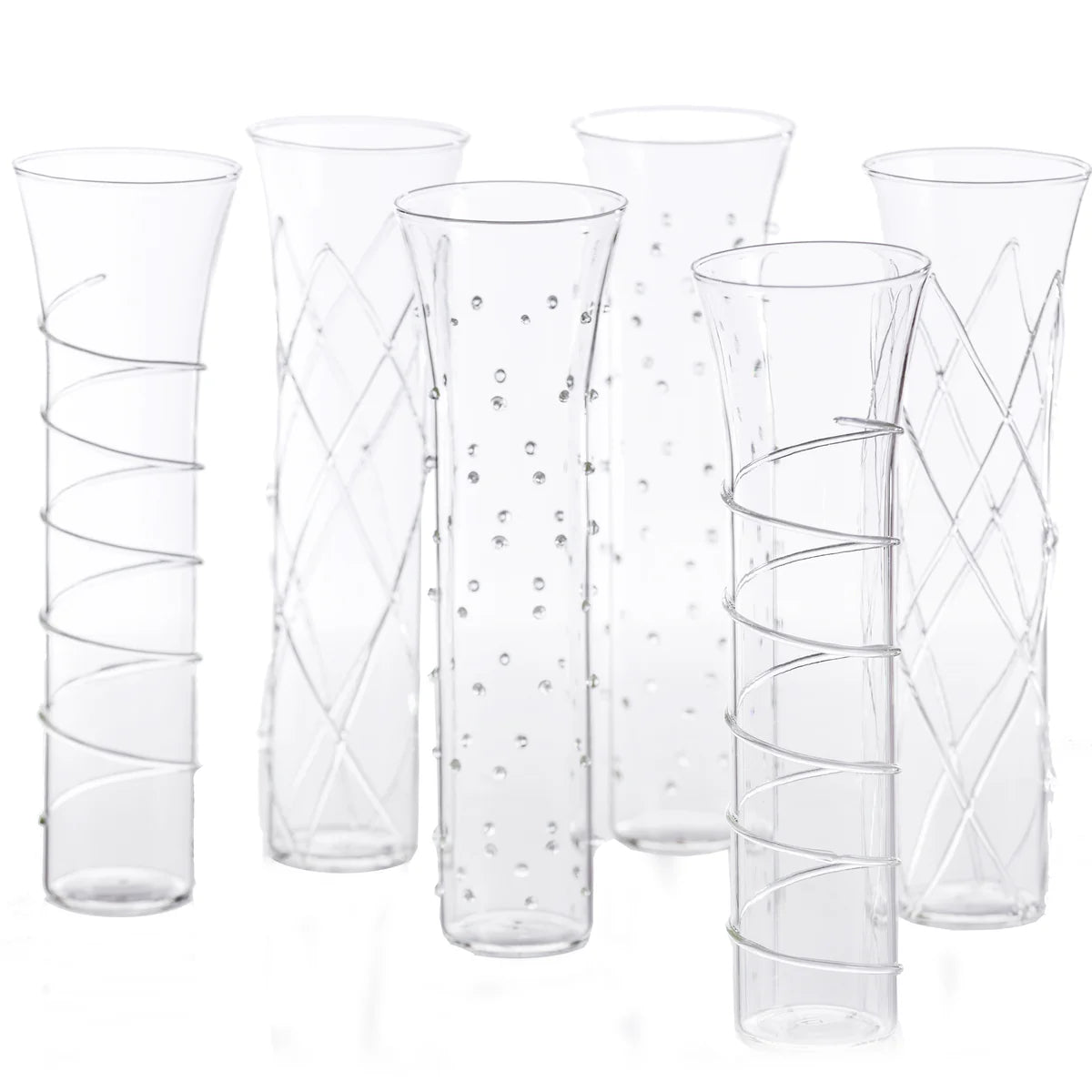 Razzle Dazzle Champagne Flutes – Mélange Home Shop