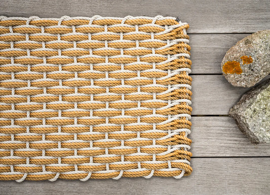 Large Oyster/Honeycomb/WheatDoormat 21" x 34"