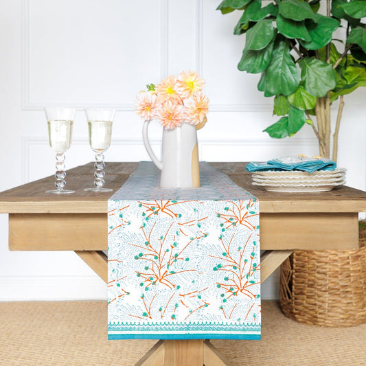 Pomegranate Sea Fan Table Runner