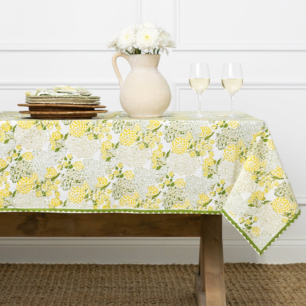 Pomegranate Summer Garden Tablecloth