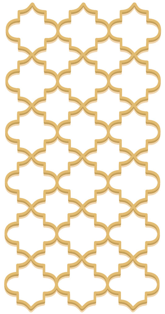 Paper Guest Towels 16 count Moroccan Trellis Gold Christmas